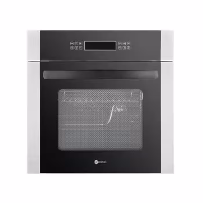 فر توکار برقی مدل DF4102-65 لاون شیشه مشکی استیل درسا