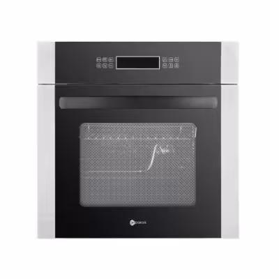 فر توکار برقی مدل DF4102-65 لاون شیشه مشکی استیل درسا