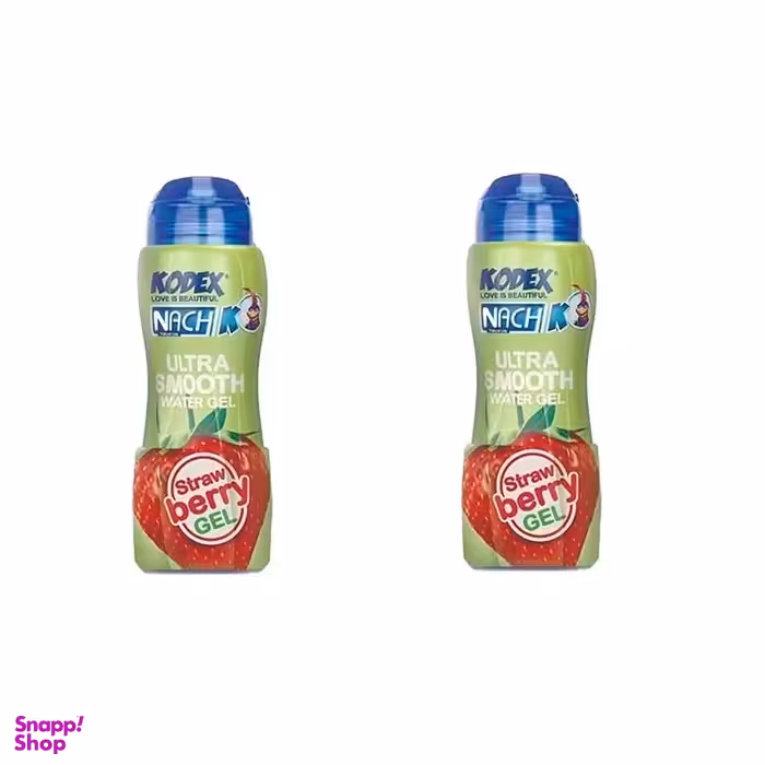 ژل آمیزشی روان کننده کدکس (Kodex) با اسانس توت فرنگی حجم 90 میلی لیتر مجموعه 2 عددی