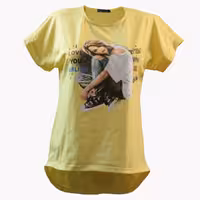 تیشرت پشت بلند shika طرح دختر