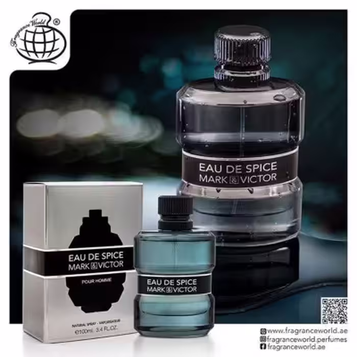 ادکلن EAU DE SPICE MARK & VICTOR FRAGRANCE ادو سپیس مارک اند ویکتور