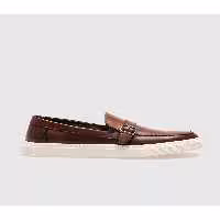 کفش های کژوال چند رنگ مردانه روزانه چرمی قهوه ای Cabani