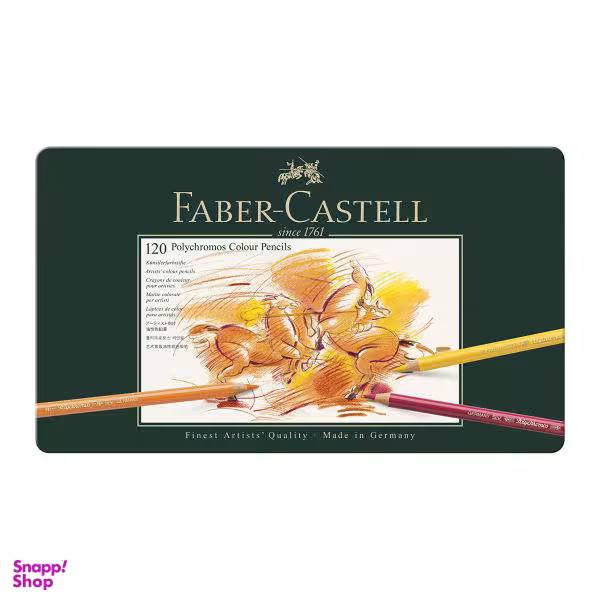 مداد رنگی 120 رنگ فابرکاستل مدل پلی کروم