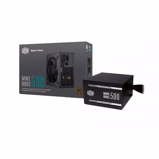 خرید منبع تغذیه Power COOLER MASTER MWE BRONZE 500 با بهترین قیمت