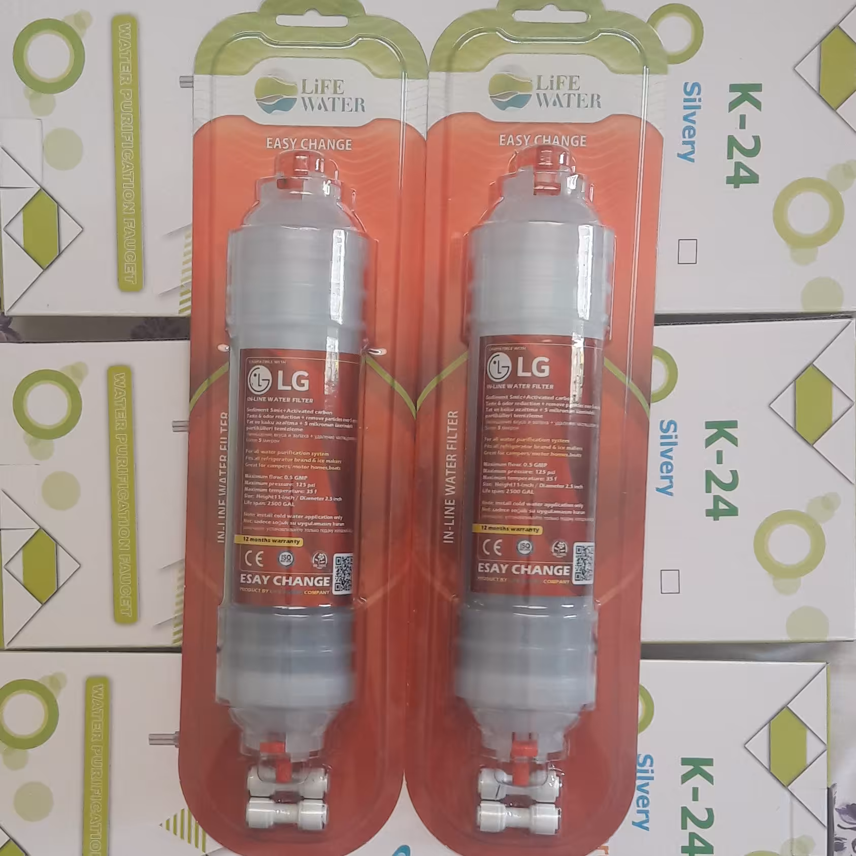 فیلتر یخچال دو منظوره برندLG  جهت تصفیه اب 