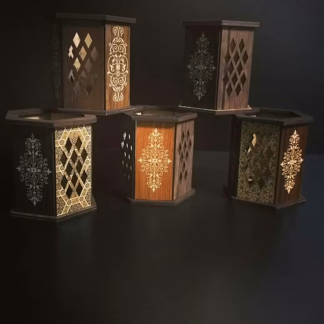 قلمدان شش ضلعی