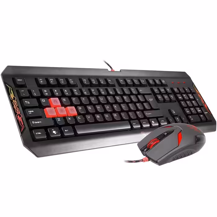 کیبورد و ماوس مخصوص بازی ای فور تک مدل Q-1100
