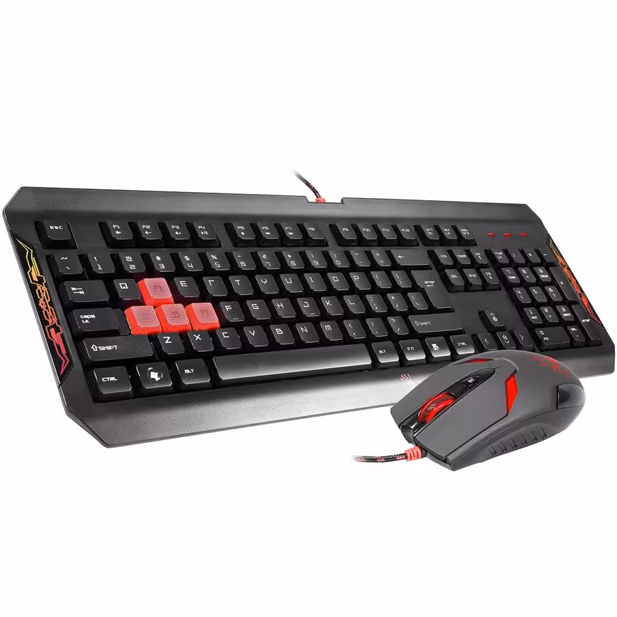 کیبورد و ماوس مخصوص بازی ای فور تک مدل Q-1100