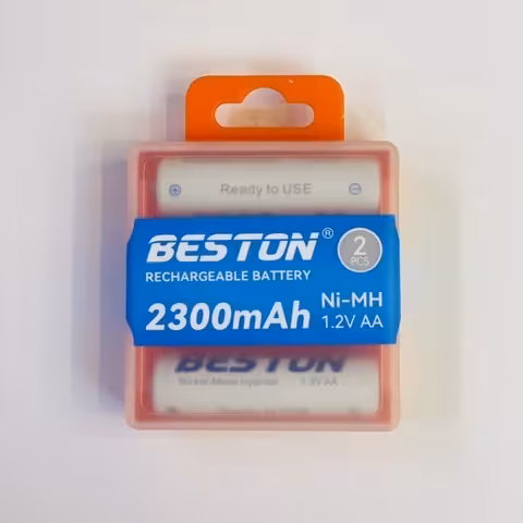 باتری قلمی قابل شارژ  2300 میلی آمپر بستون( BESTON ) بسته 2 عددی