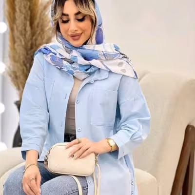 مانتو اسپرت زنانه کتان ترگال مدل بهکامه