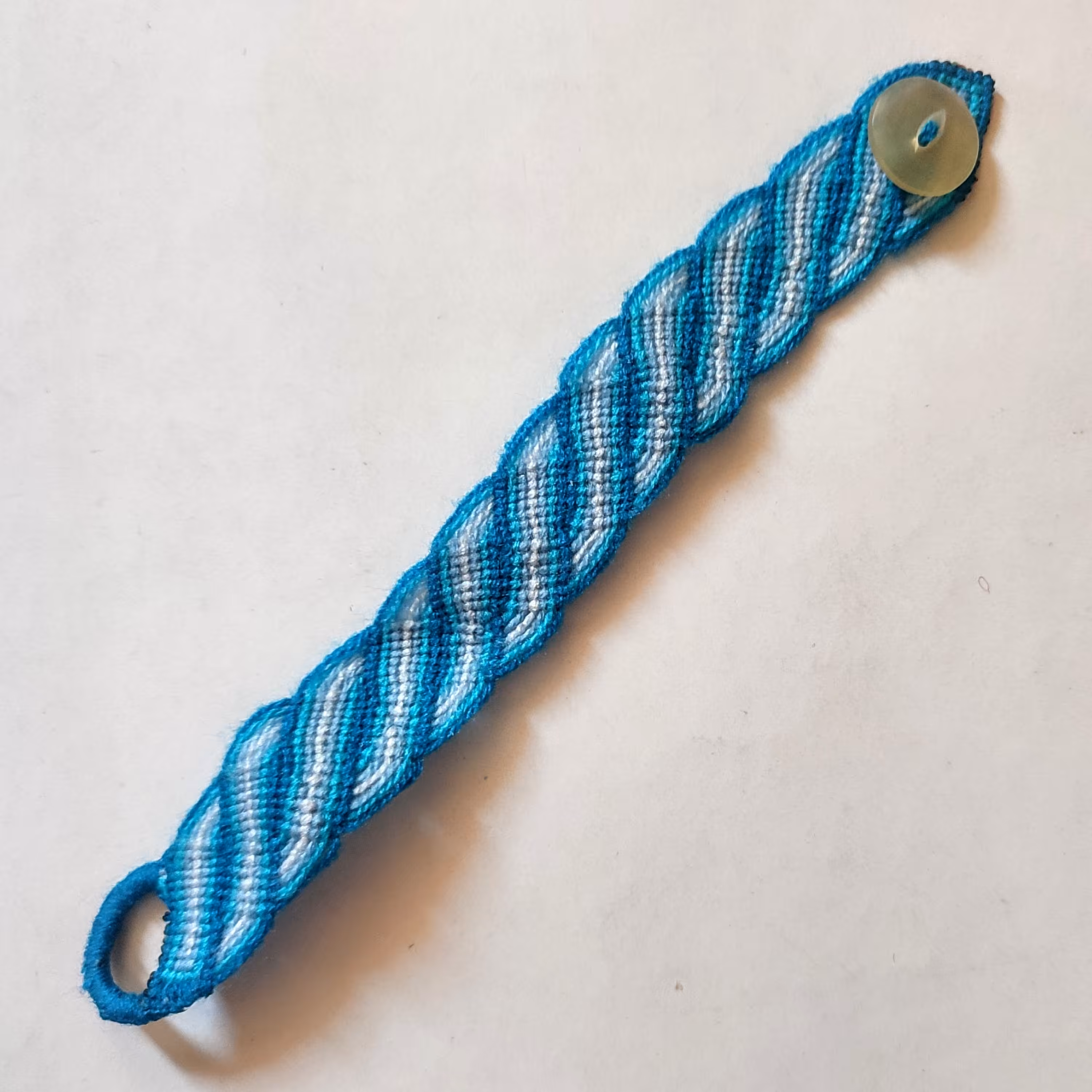 دستبند دوستی طرح خطی سایه روشن 3 سانتی