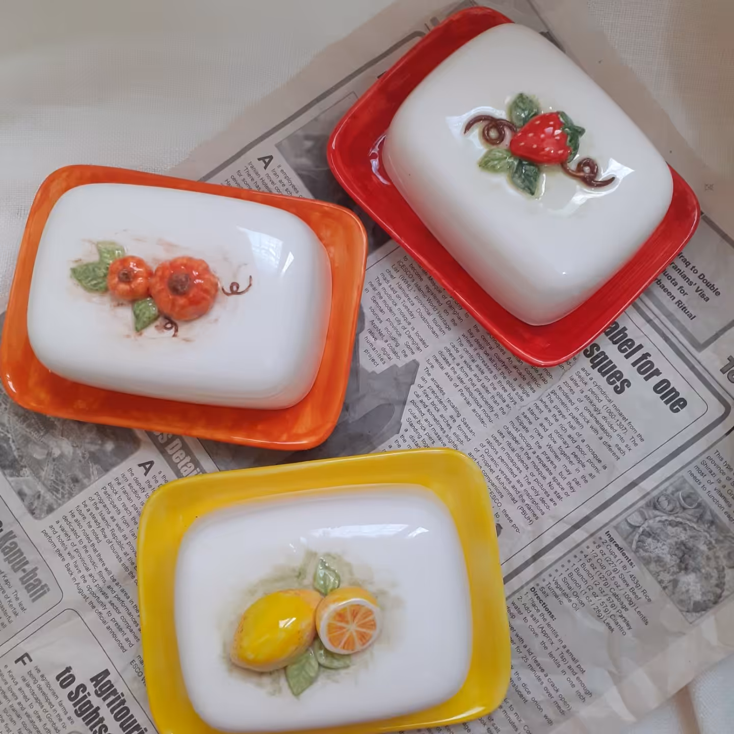 کره خوری مدل توت فرنگی