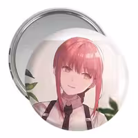 آینه جیبی خندالو مدل ماکیما انیمه مرد اره ای Chainsaw Man کد 22333