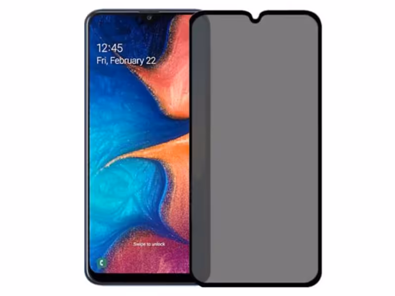 محافظ صفحه نمایش شیشه ای حریم شخصی سامسونگ RG Privacy Glass Samsung Galaxy A20s