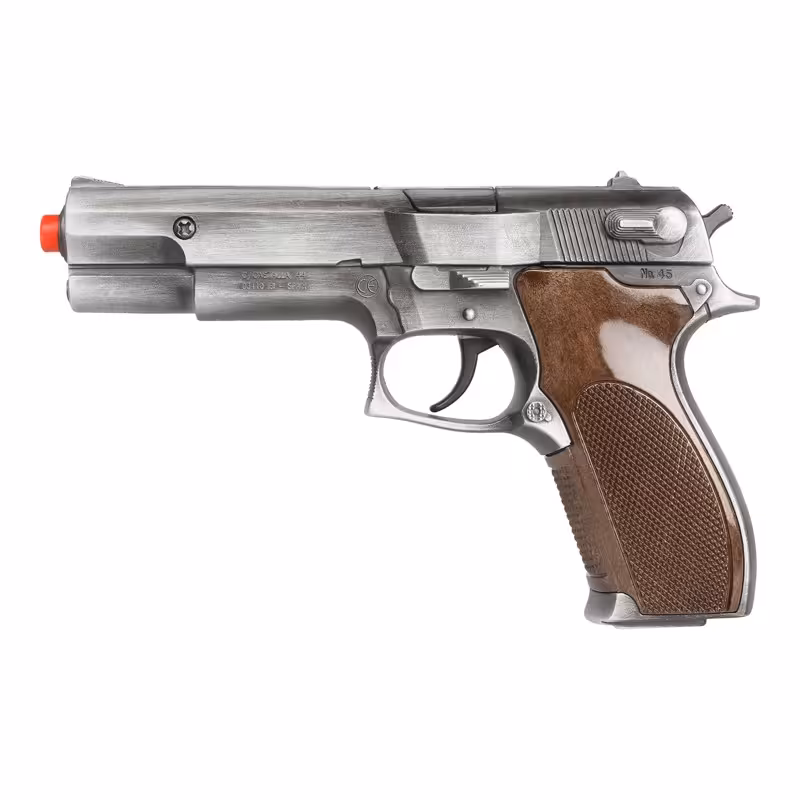 تفنگ برند  گانهر اسپانیایی مدل کلت پلیس نقره ای کد 125