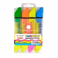 ماژیک علامتگذار  مدل دو سر مجموعه 4 عددی