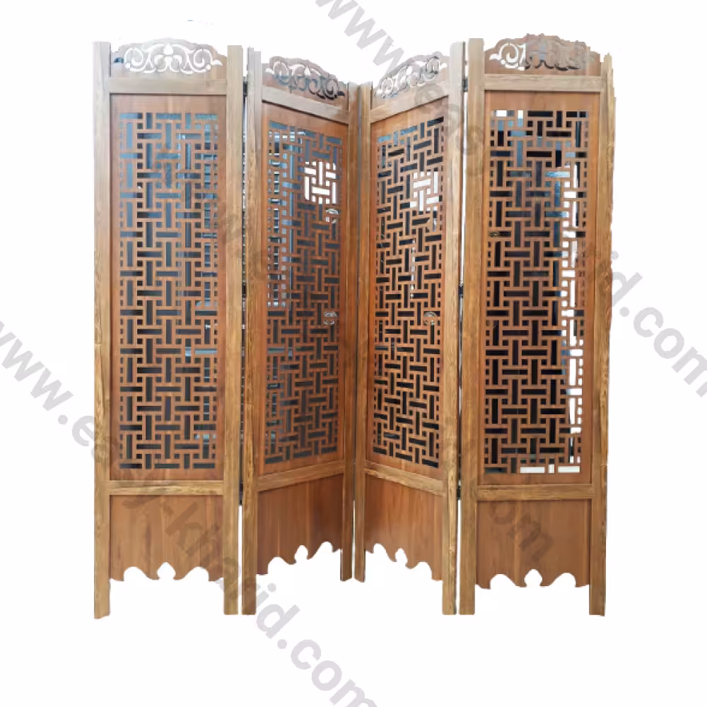 پاراوان چوبی برش لیزری کد 3007