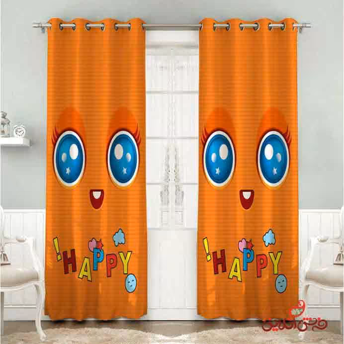 پرده 2عددی کودک طرح چشم کد 2336