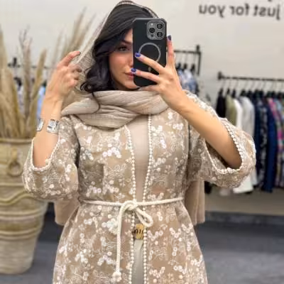 مانتو مجلسی مدل ریز نقش شکوفه
