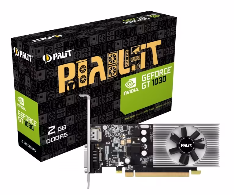 کارت گرافیک  پلیت مدل GeForce GT 1030 GDDR5 حافظه 2 گیگابایت