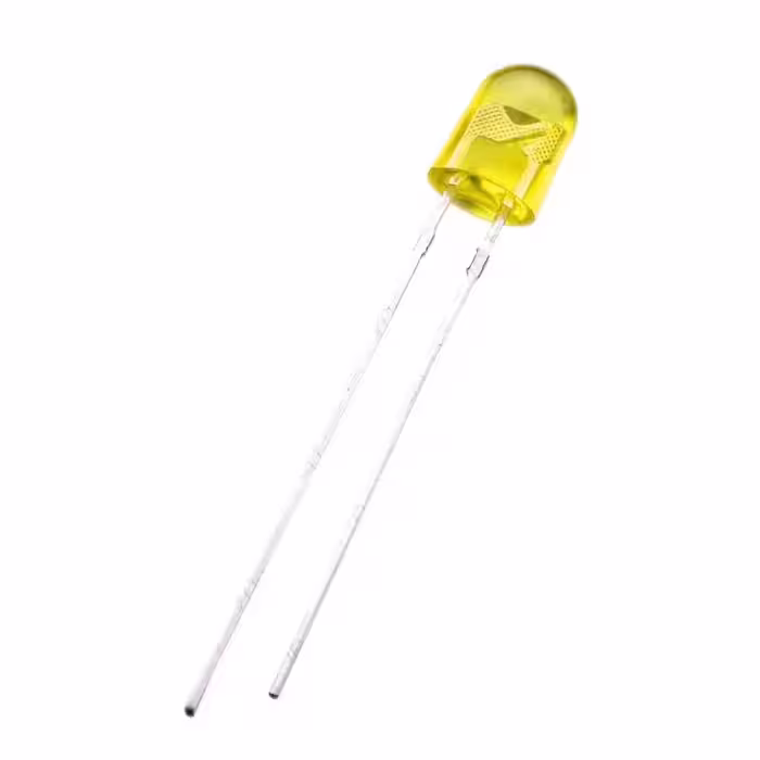 بسته 10 عددی LED اوال 5mm زرد تابلو روانی | amazonchi