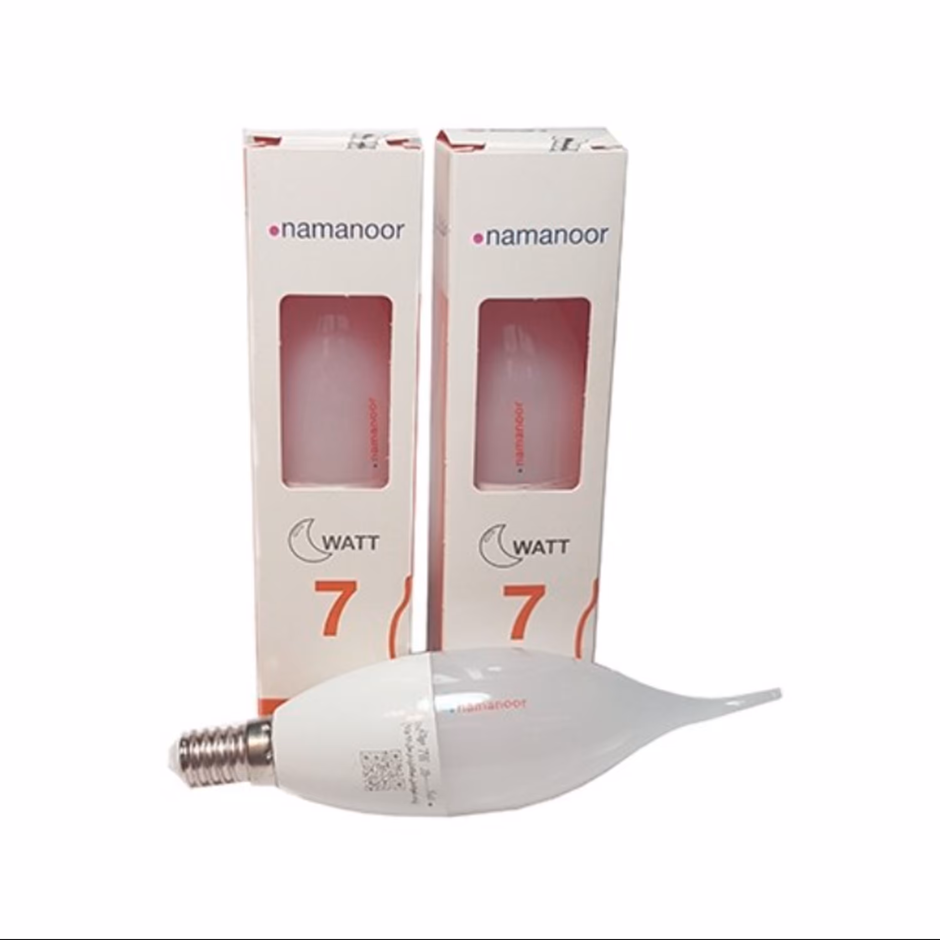 لامپ 7وات نمانور مدل اشکی پایه E16 بسته 6 عددی