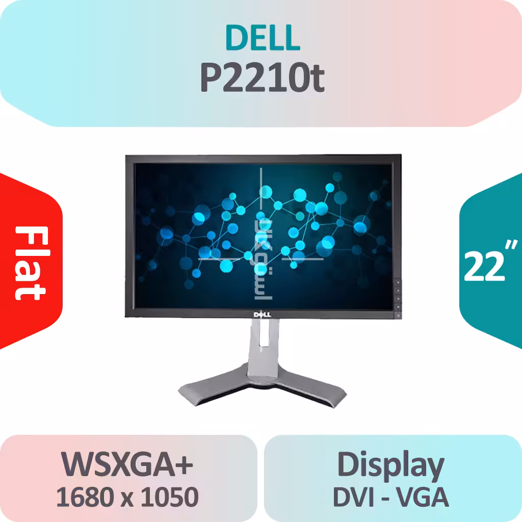 مانیتور استوک Dell P2210t سایز 22 اینچ