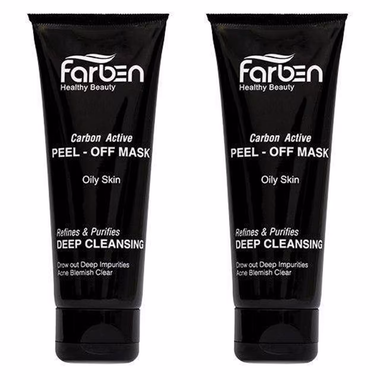 ماسک زغال فاربن مدل Peel-Off حجم 75 میلی لیتر بسته 2 عددی