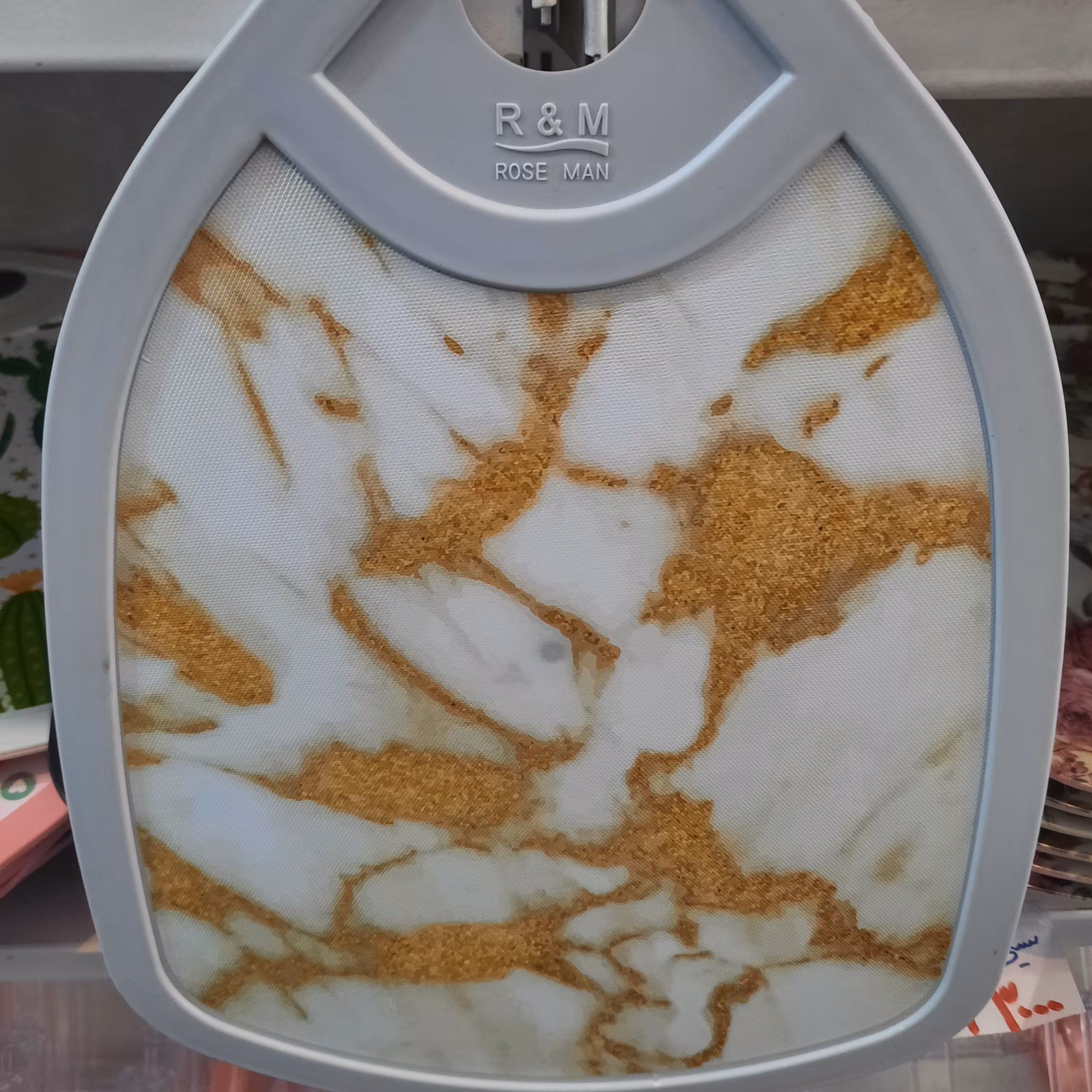 تخته گوشت چاپ دار مدل رزمن مرمری شیک و زیبا(ارسال رایگان با خرید بالای 120تومان)