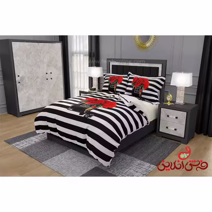 روتختی طرح باکس گل رز  کد 2912