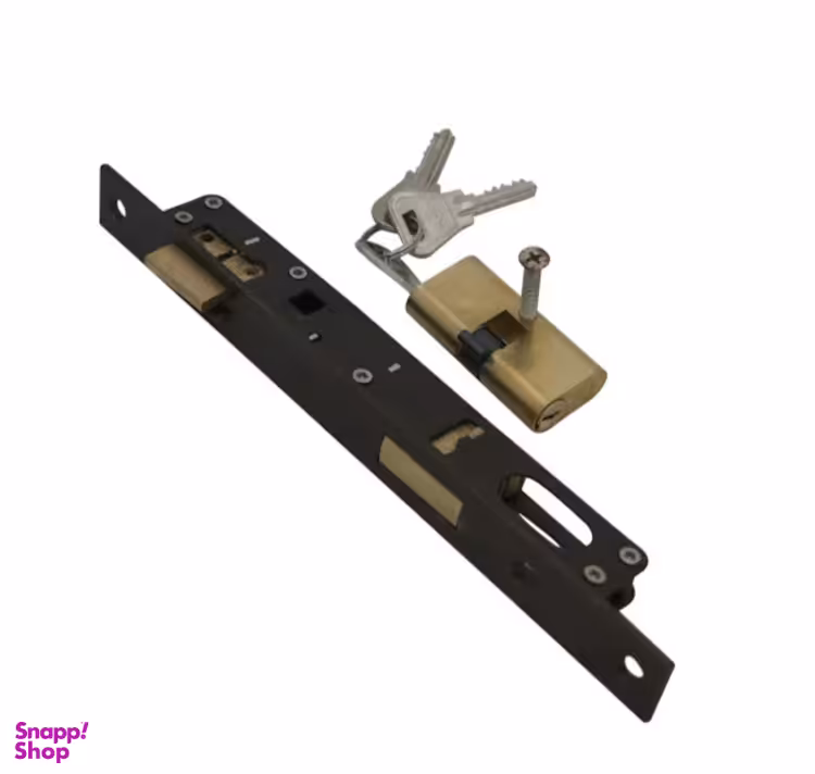 قفل سوییچی 2٫5 سانتیمتری همراه با سیلندر قفل 5٫5 سانتیمتری