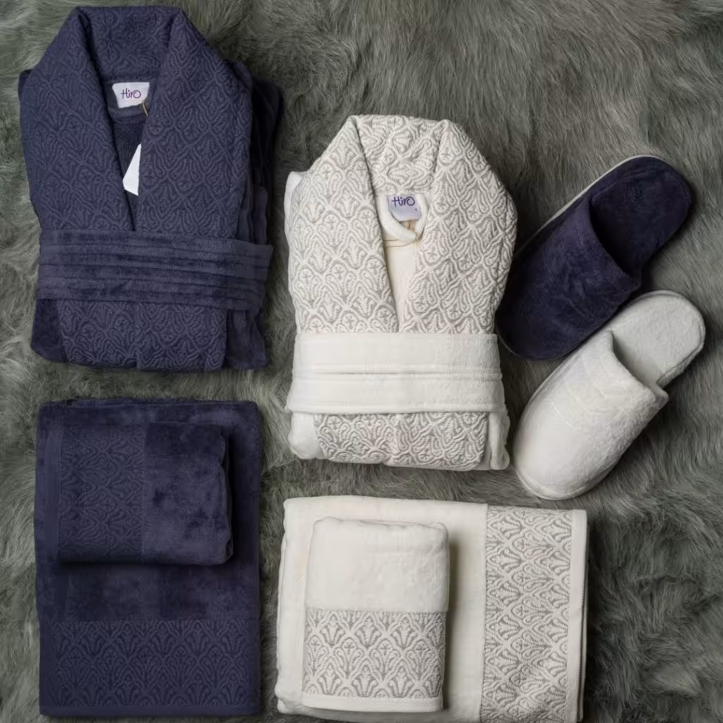 ست حوله عروس و داماد 10 تیکه هیرو