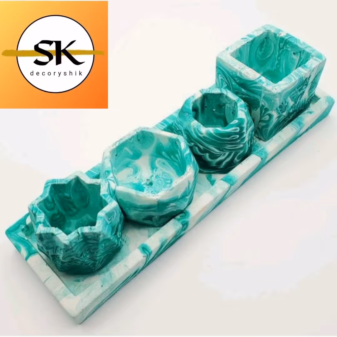 جا شمعی مینیاتوری رنگ سبز