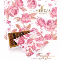 شکلات مرداس طرح فانتزی گل صورتی