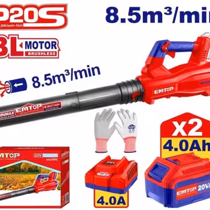 خزان روب صنعتی 20 ولت براش لس ایمتاپ EMTOP مدل ELAB204282