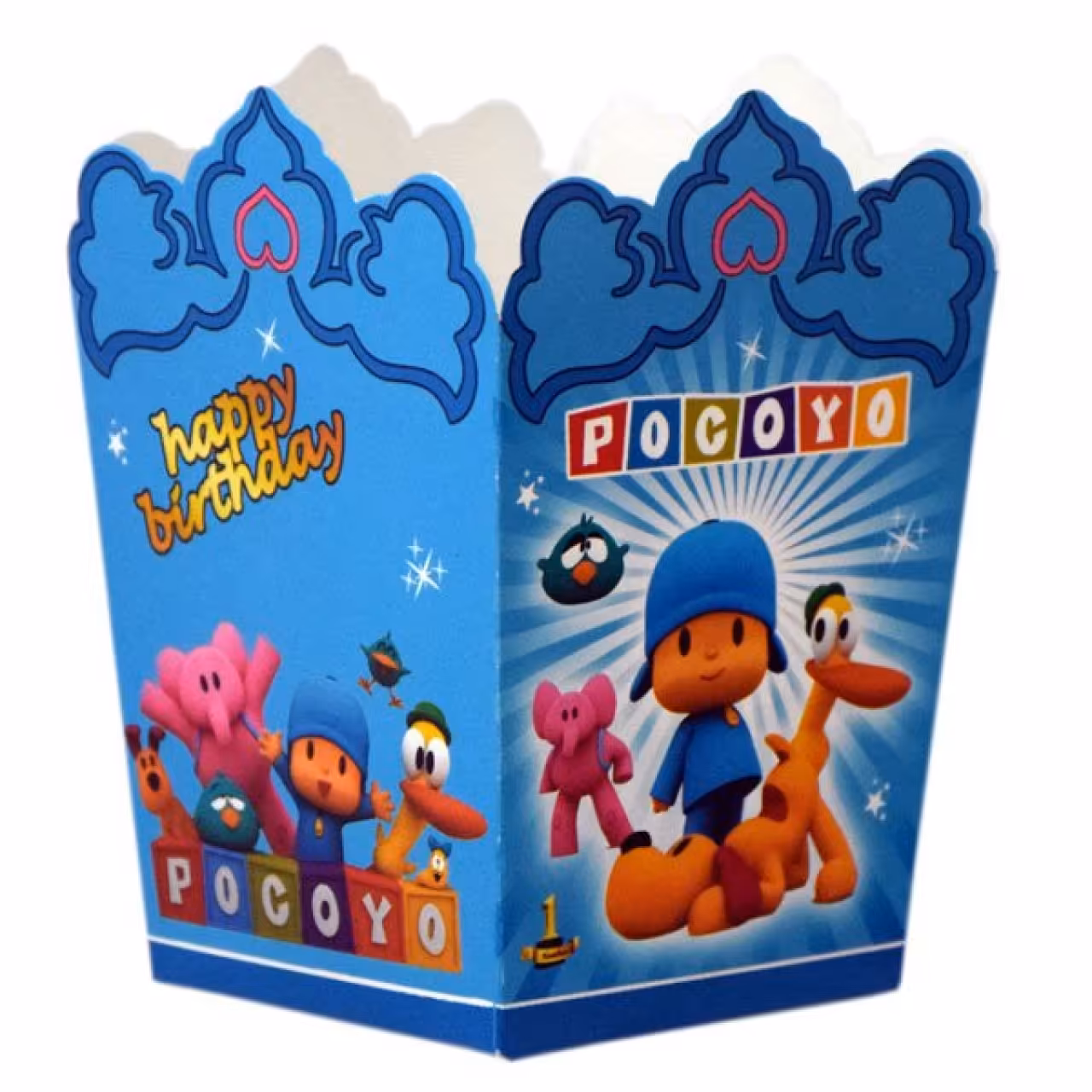 ظرف پاپ کورن مدل پوکویو بسته 10 عددی