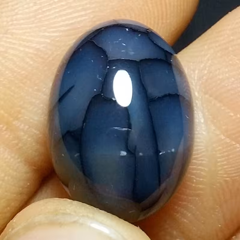 نگین دراگون یا تخم اژدها بسیار خوش رنگ و طرح کد 11275