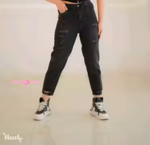شلوار مام زاپدار