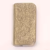 فندک گلدار دو شعله رنگ طلایی