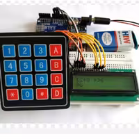 پروژه اموزشی ساخت ماشین حساب با اردوینو