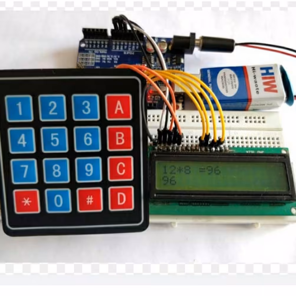 پروژه اموزشی ساخت ماشین حساب با اردوینو