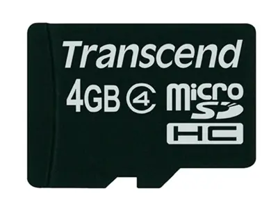 رم میکرو اس‌دی 4 گیگابایت Transcend Class 4
