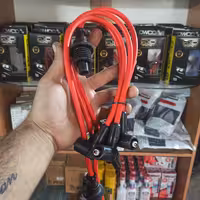 وایر شمع تقویتی پراید زیمنس 8 میل مقاومت صفر سوکت برنجی 