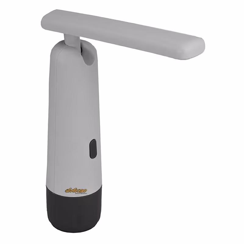 چراغ مطالعه رومیزی طوسی سفید CS306