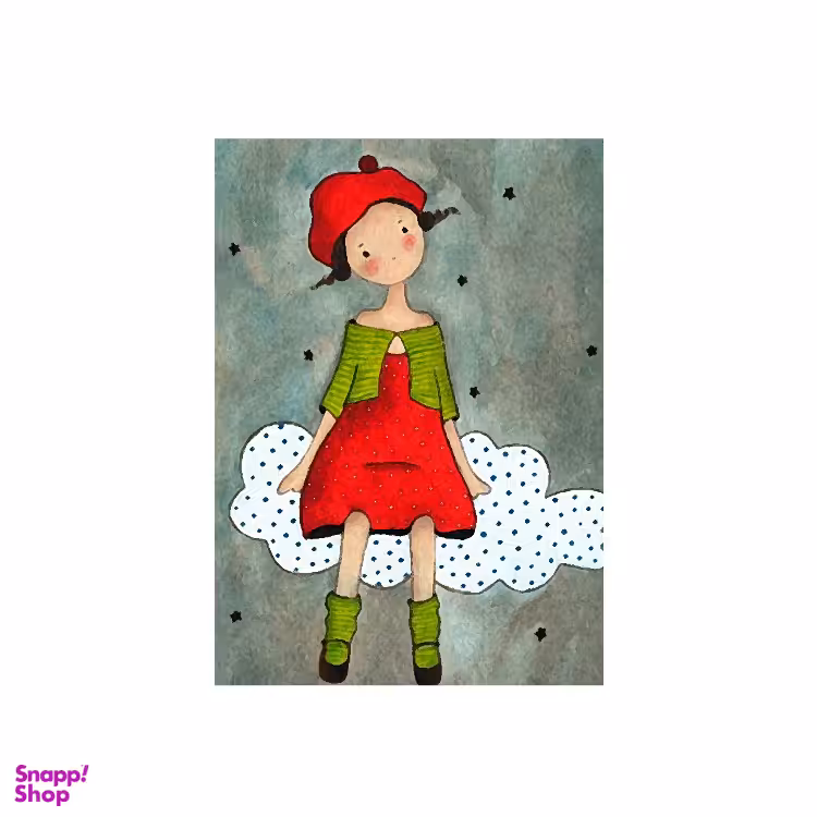 مگنت طرح فرشته ابری سایز 5×7 سانتی متر