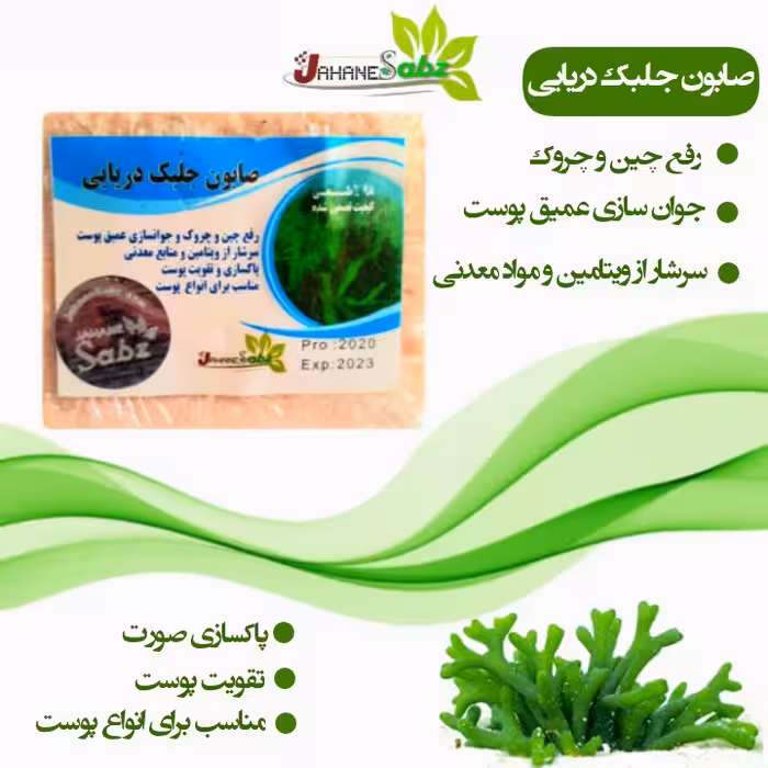 صابون دست ساز جلبک دریایی