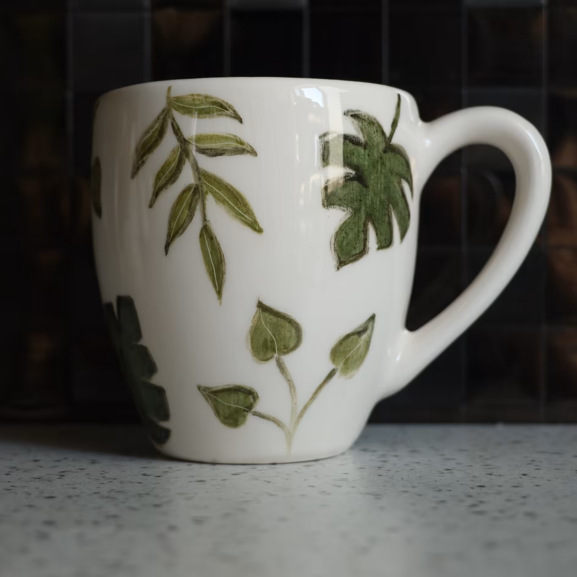 ماگ سرامیکی ،هفت رنگ تماما کار دست 