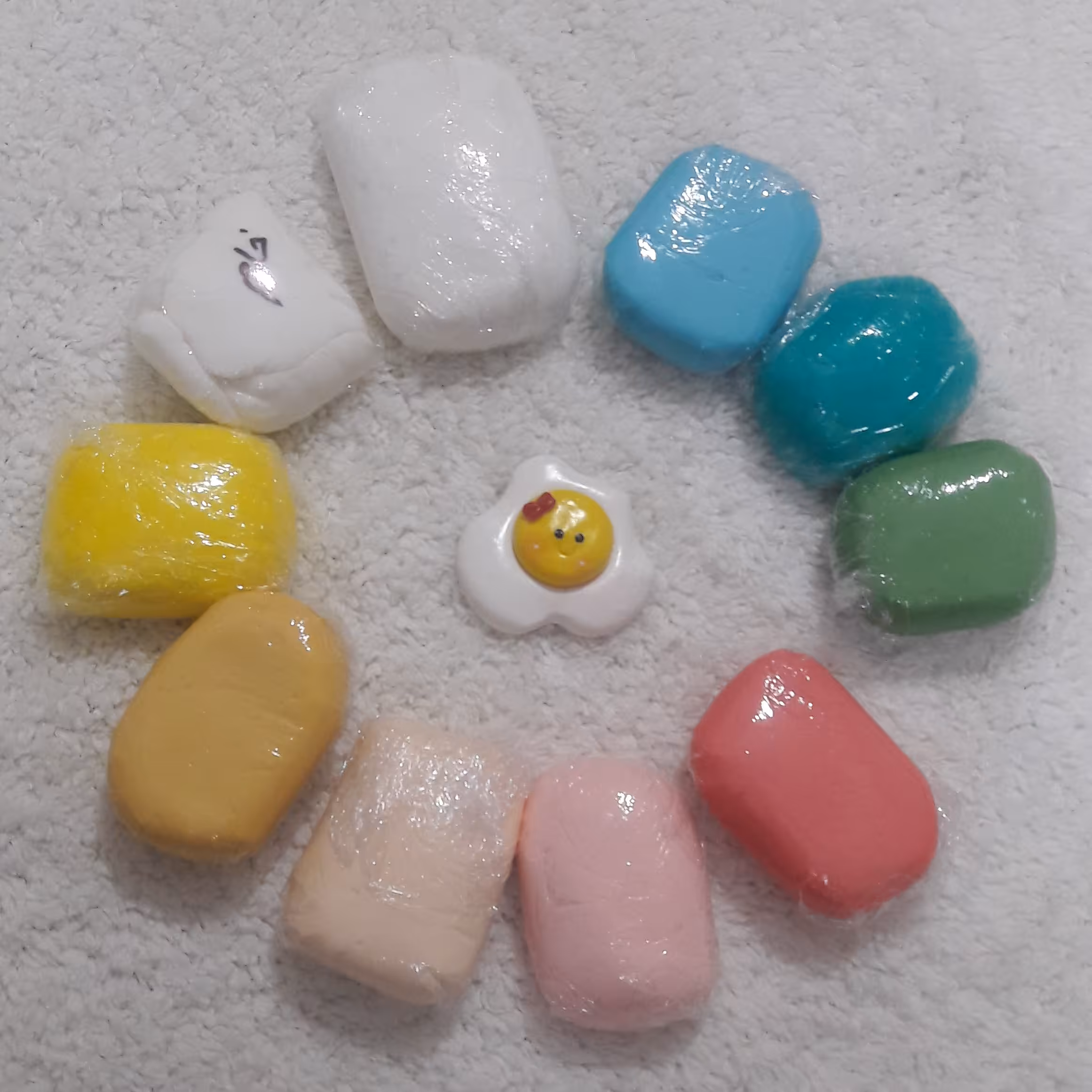 پک خمیر چینی10رنگ شده سفارشی(600گرم) کد1