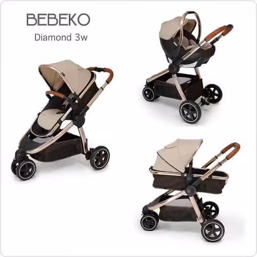 قیمت و خرید سرویس کالسکه ببکو bebeko مدل Diamond | پرداخت در محل