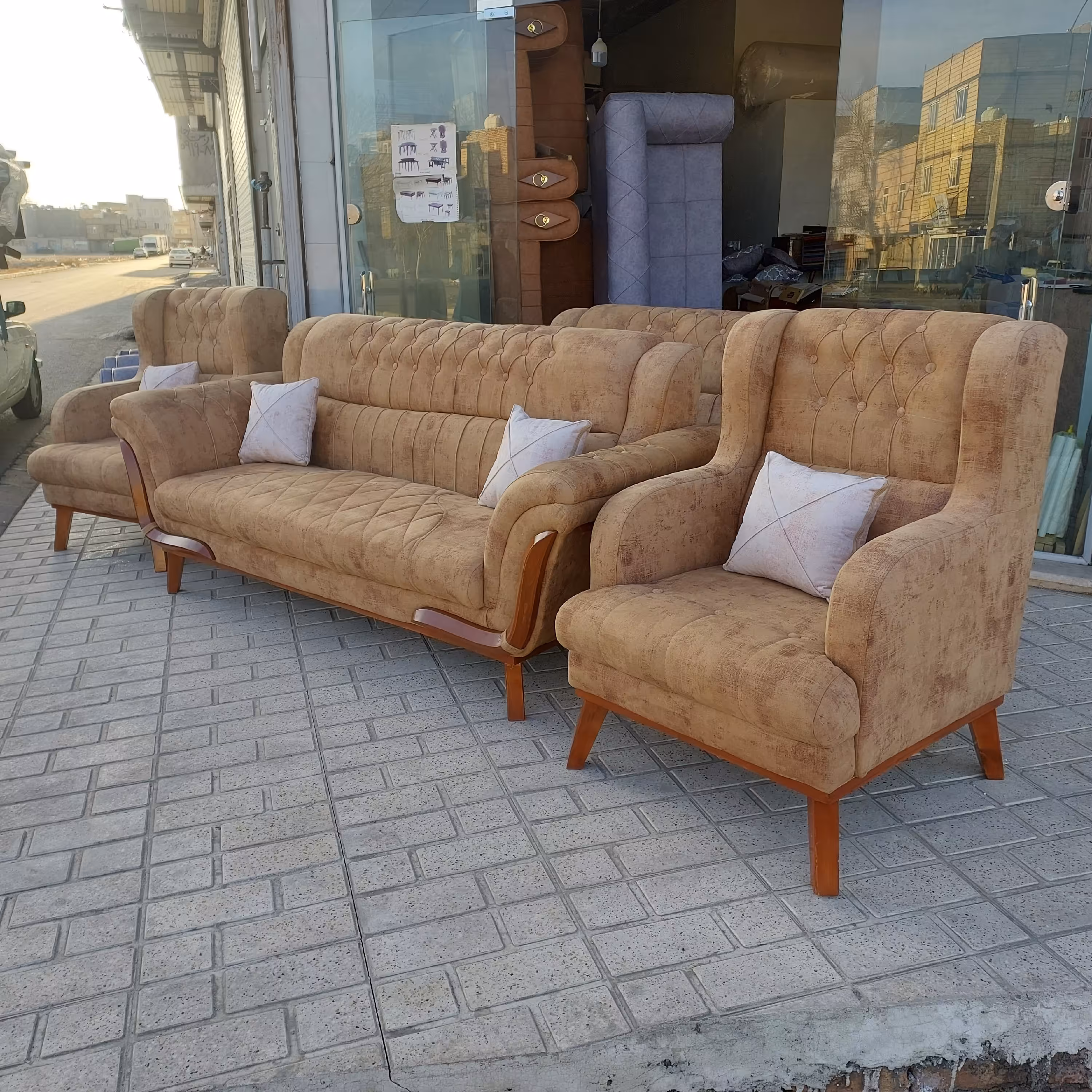 مبل مدل 7نفره راحتی مارشال رنگبندی های مختلف 